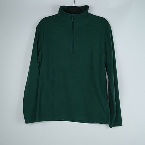 Intimo Men's Green Lightweight Quarter Zip Pullover Small - Picture 1 of 4
